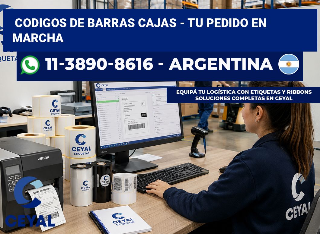 codigos de barras cajas - Tu pedido en marcha