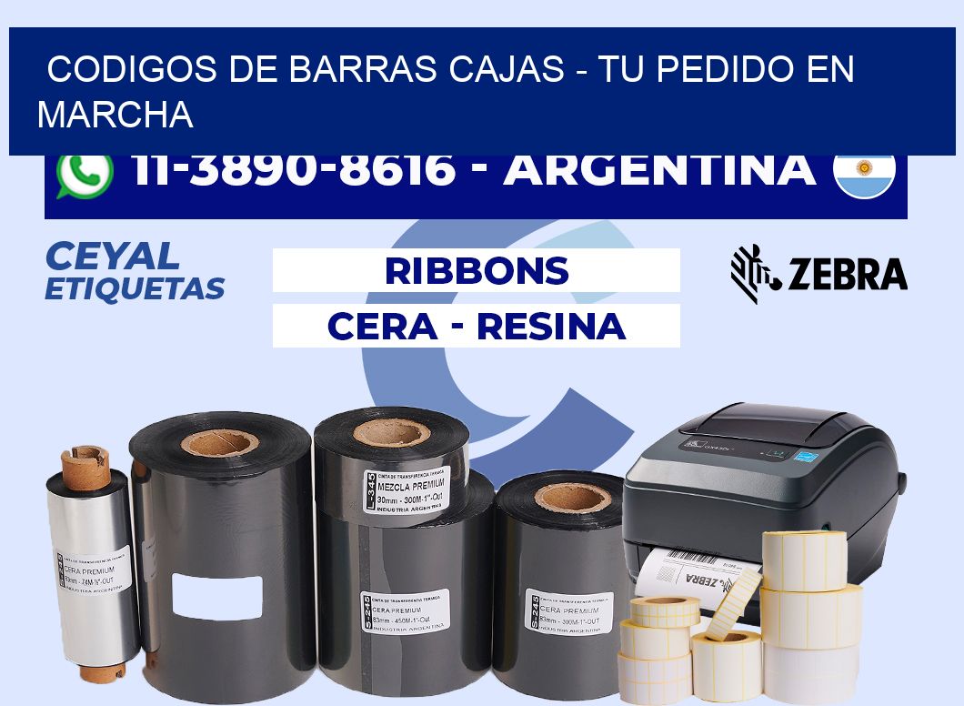 codigos de barras cajas - Tu pedido en marcha
