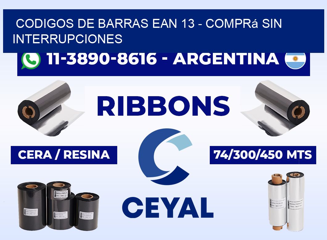 codigos de barras ean 13 - Comprá sin interrupciones