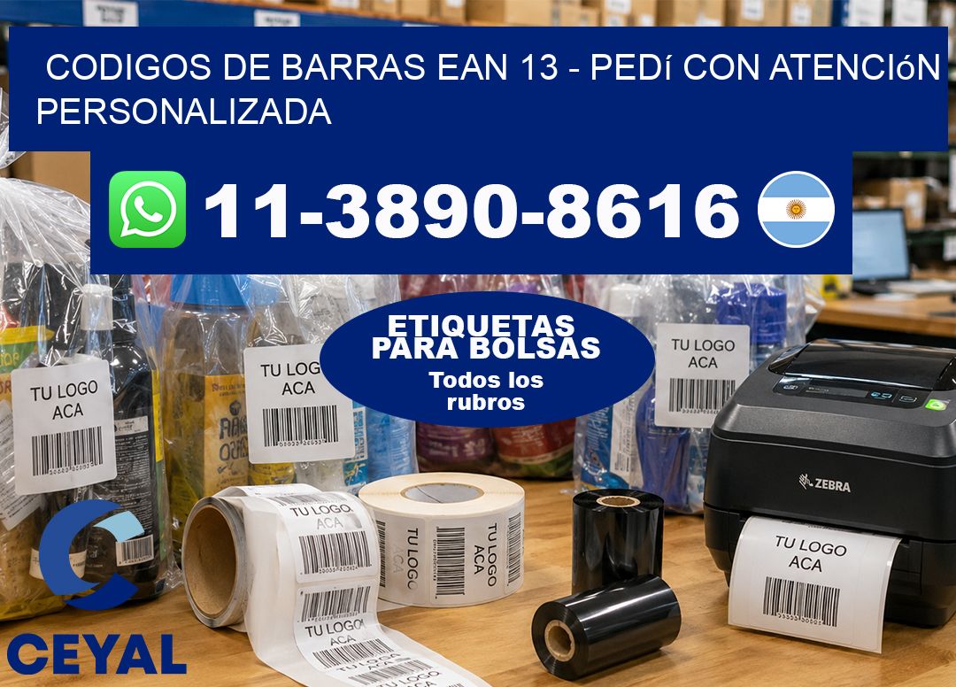 codigos de barras ean 13 – Pedí con atención personalizada