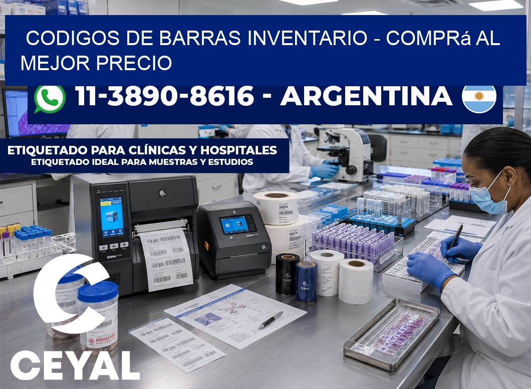 codigos de barras inventario - Comprá al mejor precio