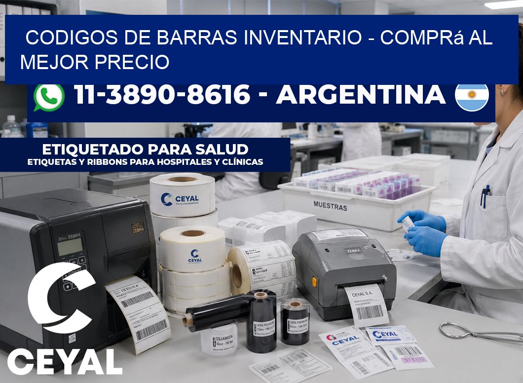 codigos de barras inventario - Comprá al mejor precio