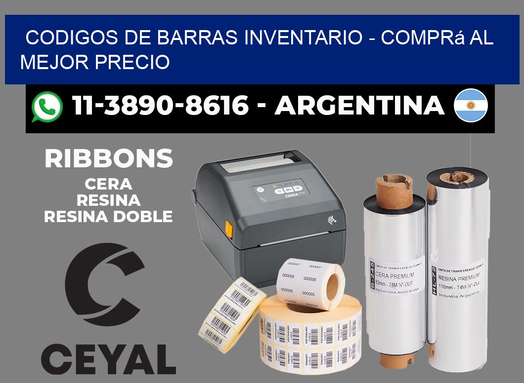 codigos de barras inventario - Comprá al mejor precio
