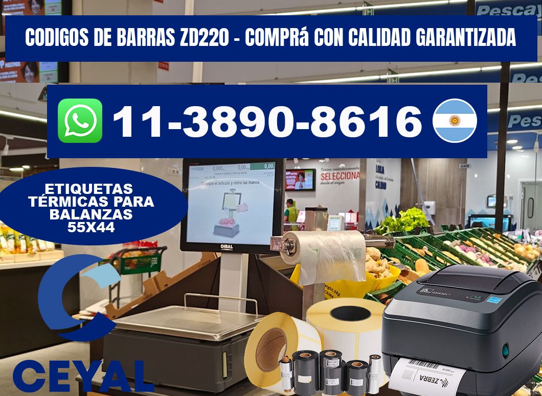 codigos de barras zd220 - Comprá con calidad garantizada