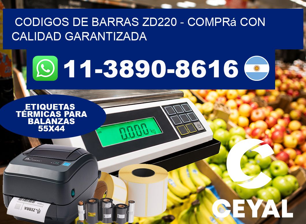 codigos de barras zd220 - Comprá con calidad garantizada