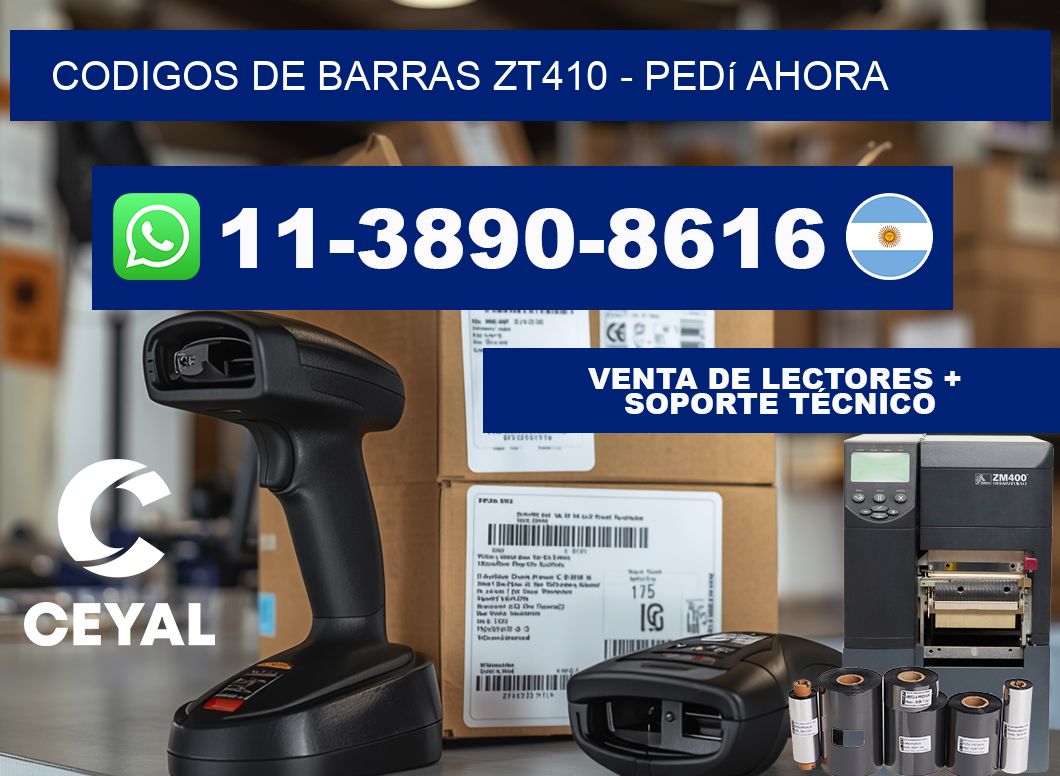 codigos de barras zt410 - Pedí ahora
