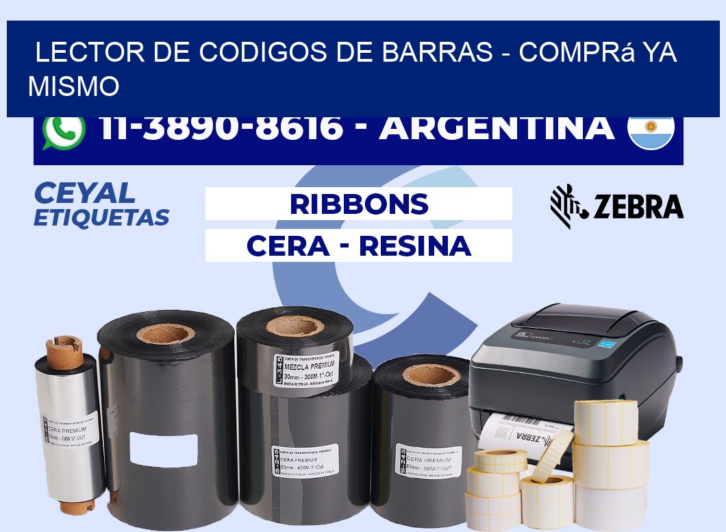lector de codigos de barras - Comprá ya mismo