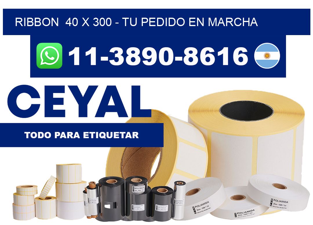 ribbon 40 x 300 - Tu pedido en marcha