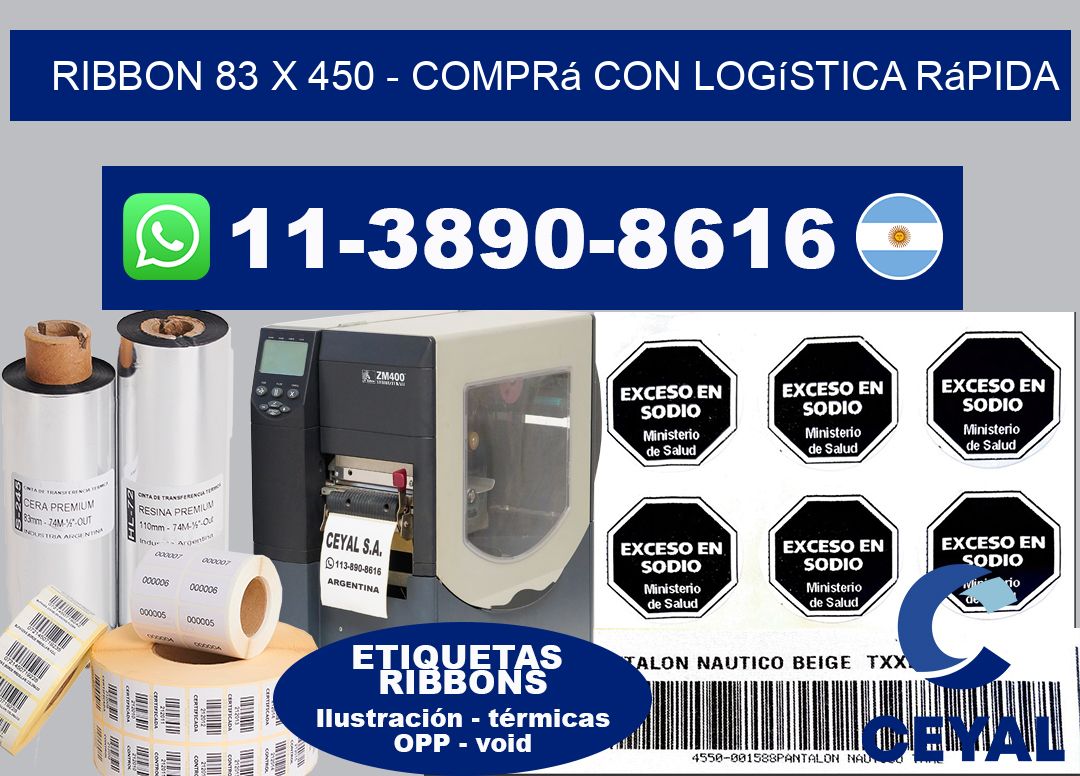 ribbon 83 x 450 – Comprá con logística rápida