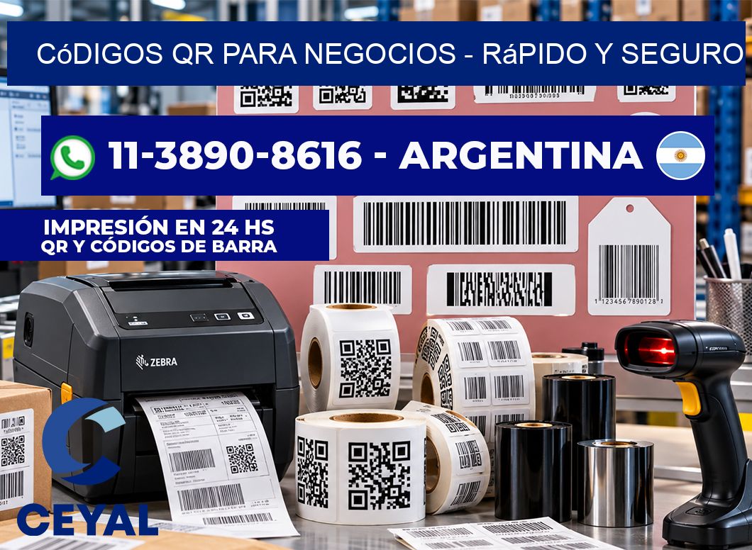 Códigos QR para Negocios - rápido y seguro