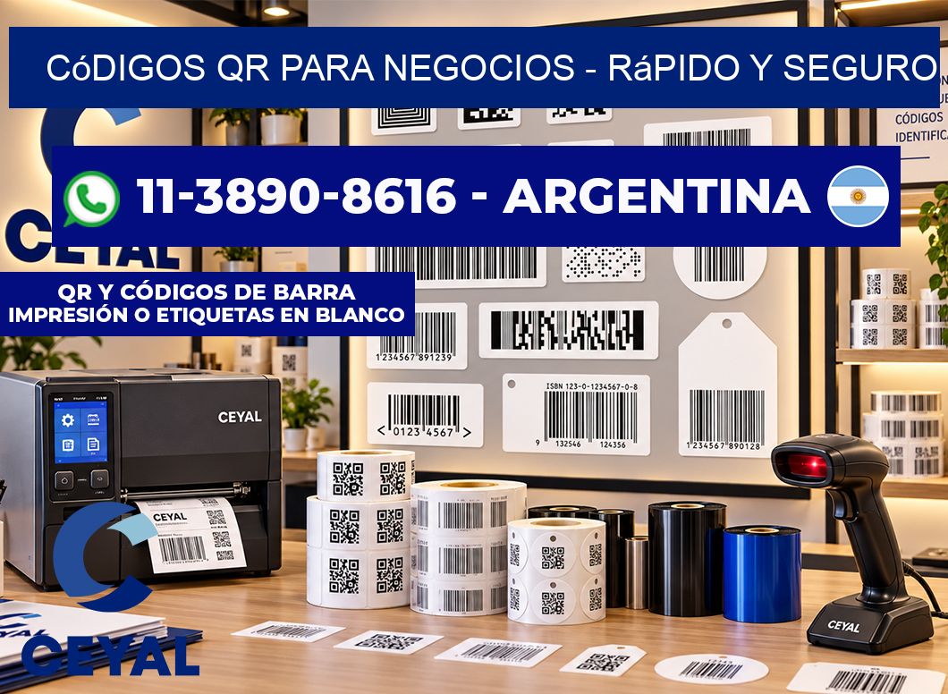 Códigos QR para Negocios - rápido y seguro