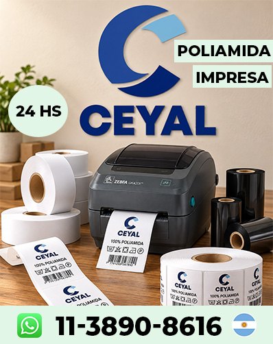 Códigos de barras para control de stock textil ZEBRA ZT231
