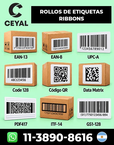 Etiquetas para Identificar Talles de Ropa argentina
