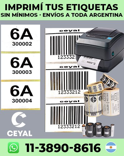 Impresora industrial GODEX INSUMOS Arg