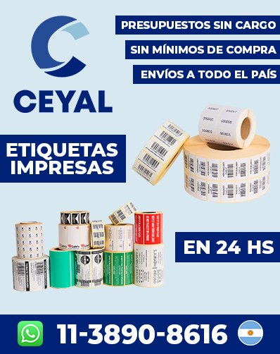 etiquetas termicas en rollo - Comprá fácil
